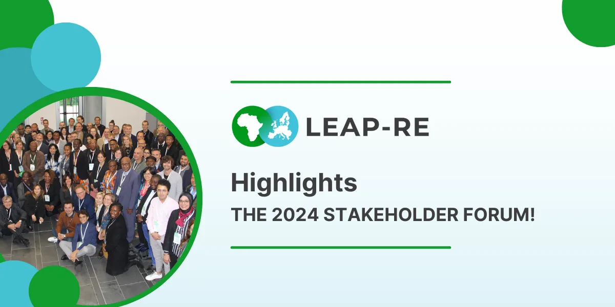 2024 LEAP-RE Stakeholder Forum: Highlights