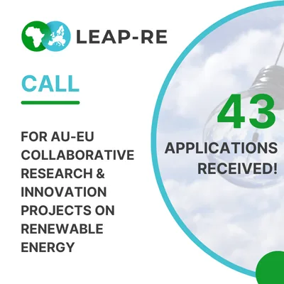 43 Applications Received for the 2nd LEAP-RE Call for projects