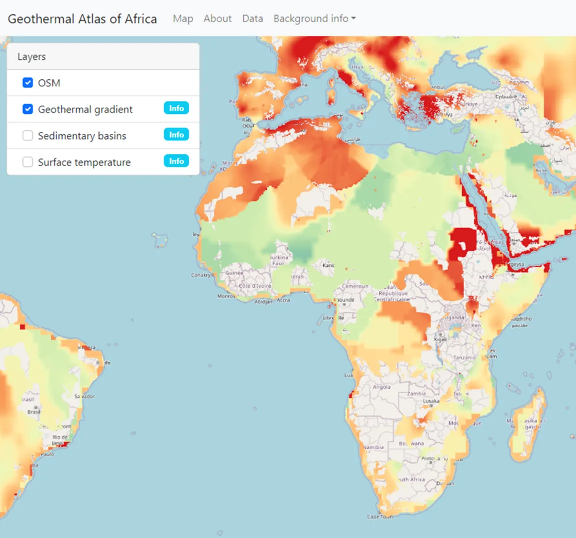 GEOTHERMAL ATLAS FOR AFRICA : Technical progress, socio-economic context analysis and capacity buidling.