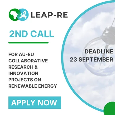LEAP-RE opens new Call for AU-EU projects