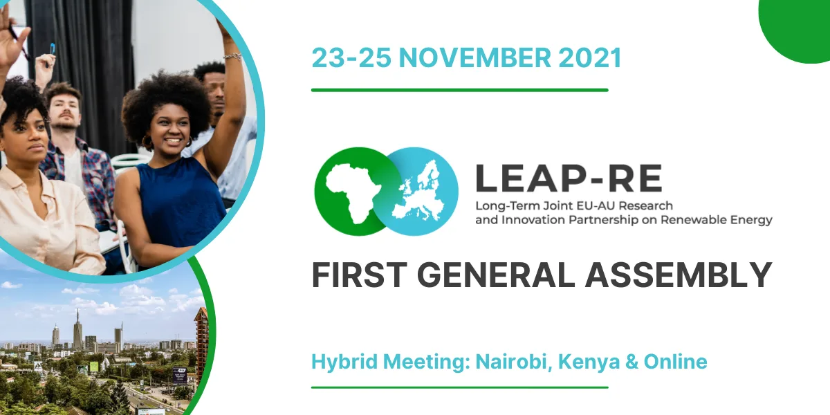 LEAP-RE to hold its first General Assembly Meeting in Nairobi, Kenya in November 2021