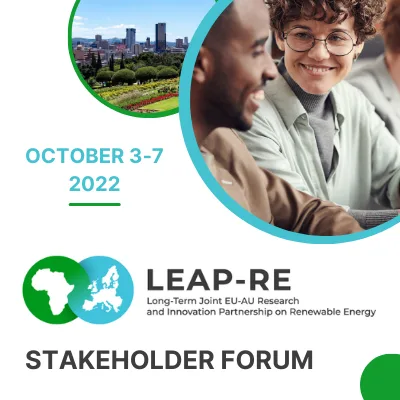 LEAP-RE to hold its first Stakeholder Forum in Pretoria in October 2022