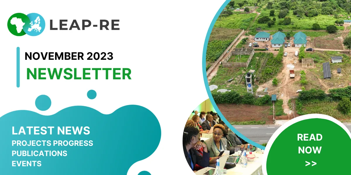 LEAP-RE updates: Check out our latest newsletter!