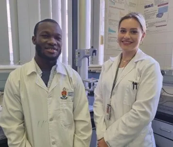 Students in SUNGARI project contributing to the physicochemical and microbiological perspective of gari, learning more about cassava
